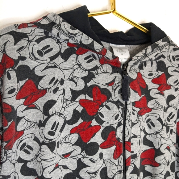 Disney Store Tokyo Disney Medium Minnie Mouse Ladies' Full Zip Hooded Sweatshirt - Picture 3 of 10